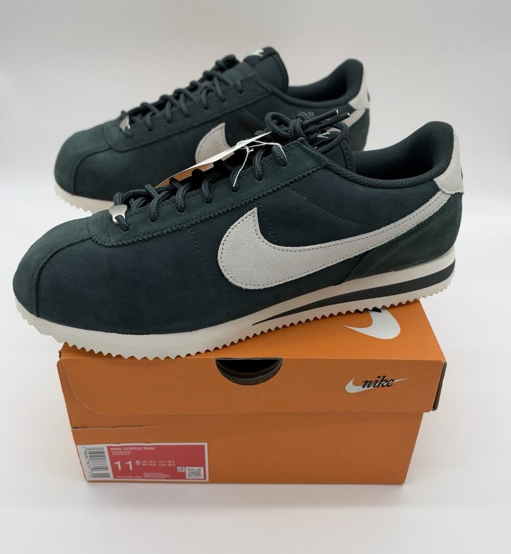 Nike Cortez PRM Seaweed Sail HV4456-300 Men’s Size 11.5 Green Suede New Box
